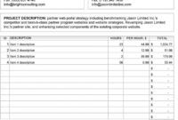 Free Building Work Quotation Template Excel