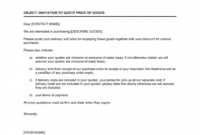 Freight Quotation Template Doc