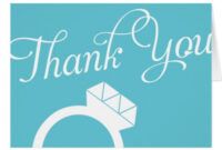 Professional Engagement Party Thank You Card Wording Excel