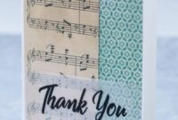 Best Thank You Card For Music Teacher Excel Sample