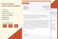 Computer Repair Quotation Template Doc