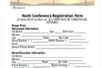 Conference Registration Receipt Template Doc Example