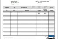 Editable Auto Parts Quotation Template Excel