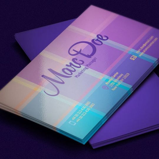 Editable High Resolution Business Card Template Excel Example