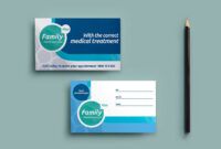 Editable Medical Doctor Business Card Template Excel