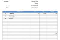 Editable Post Office Receipt Template Excel Sample