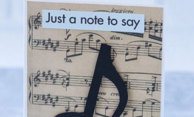 Editable Thank You Card For Music Teacher  Sample