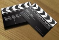 Free Filmmaker Business Card Template Word