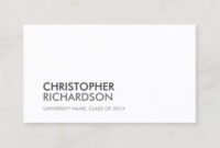 Free Law Student Business Card Template Word Example