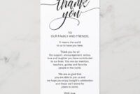 Free Thank You Card For Dinner Pdf Sample