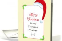 Free Thank You Card For Personal Trainer Pdf Example