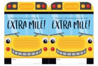 Free Thank You Card For School Bus Driver Pdf Sample