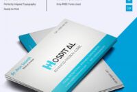 Printable Medical Doctor Business Card Template Excel