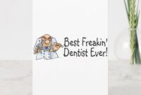 Printable Thank You Card For Dentist  Sample