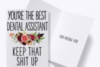 Printable Thank You Card For Dentist Word