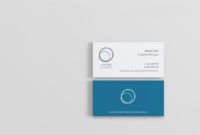 Professional High Resolution Business Card Template Doc Example