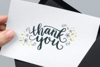 Thank You Card For Graduation Gift Word