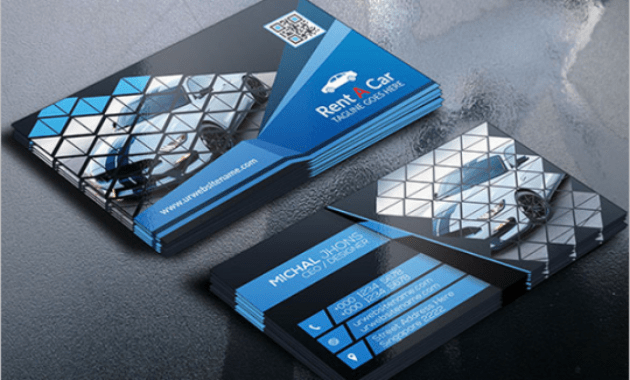 Auto Repair Business Card Template  Example