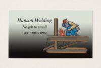 Best Welding Business Card Designs Excel Example