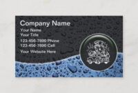Costum Car Detail Business Card Excel