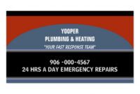 Costum Home Repair Business Card Doc Example