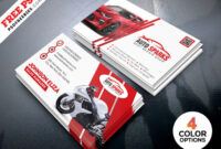 Editable Automotive Mechanic Business Card Pdf Example