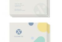 Editable Cleaning Service Business Card Template Doc Example