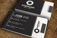 Free Corporate Business Card Template Pdf Example