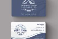 Free Home Repair Business Card Excel