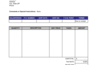 Free International Trade Quotation Template Doc