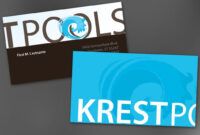 Free Pool Service Business Card Pdf