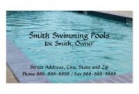 Free Pool Service Business Card Pdf