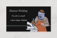 Free Welding Business Card Designs Doc