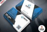 Printable It Professional Business Card Template Word