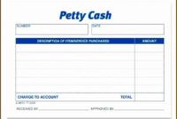 Printable Petty Cash Receipt Template Doc Sample