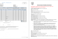 Professional Hotel Quotation Template Excel