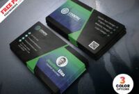 Professional It Professional Business Card Template Doc Sample