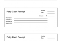 Professional Petty Cash Receipt Template  Example