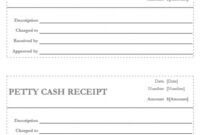 Professional Petty Cash Receipt Template Excel