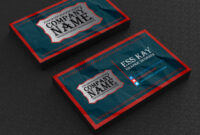 Retro Business Card Template Word