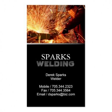 Welding Business Card Designs  Example