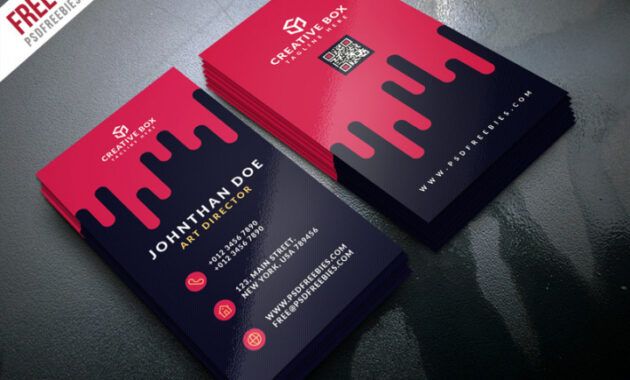 Costum Advertising Agency Business Card Design Pdf Sample