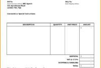 Costum Construction Quotation Invoice Template  Example