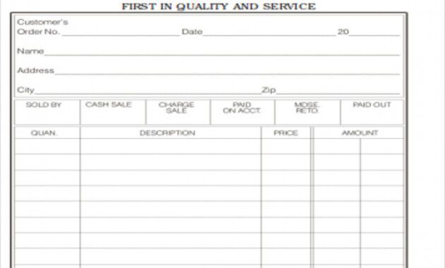 Costum Retail Sales Receipt Template Pdf Example