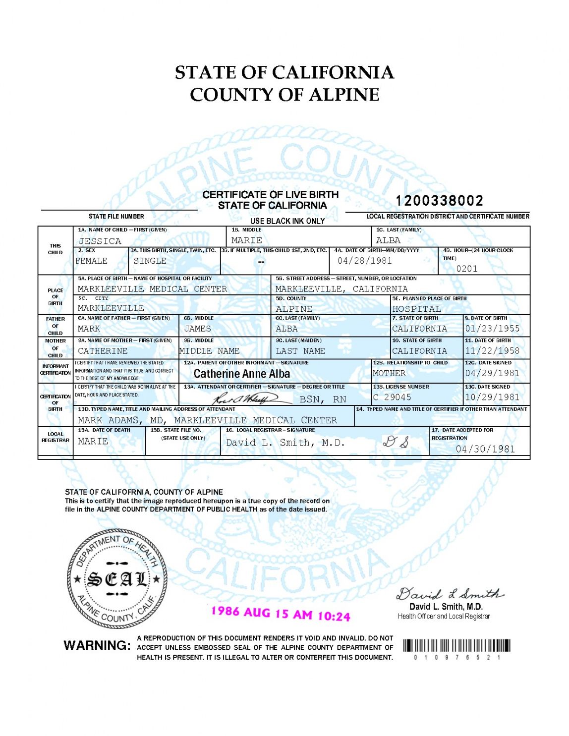 Free California Stock Certificate Template Excel Example