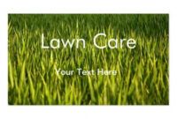Lawn Service Business Card Template Word Example