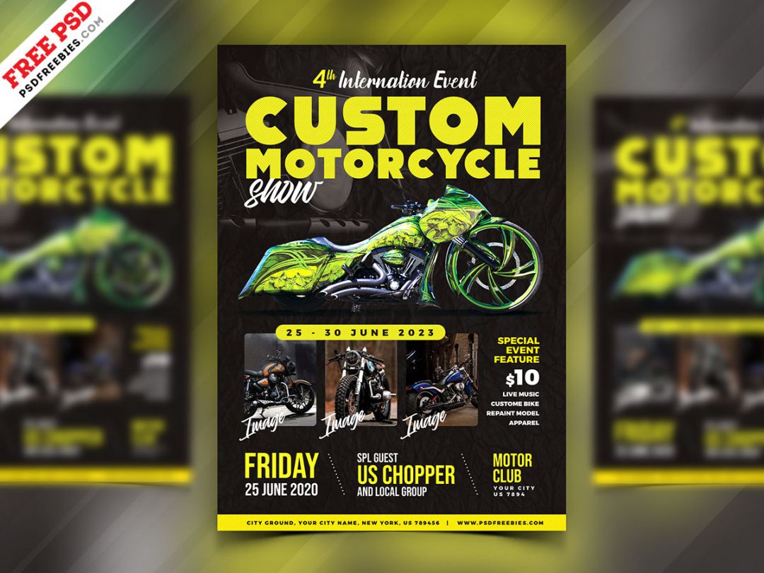 Printable Motorcycle Business Card Template Pdf Example