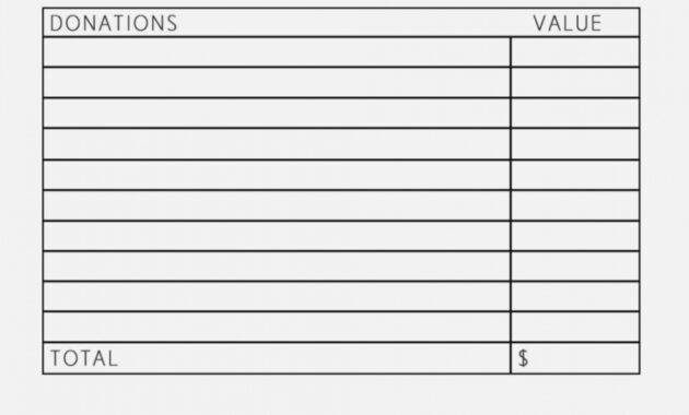 Professional Goodwill Tax Receipt Form Pdf Example