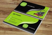 Professional Lawn Service Business Card Template Pdf Sample