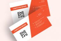 Professional Pc Repair Business Card Template Pdf Example